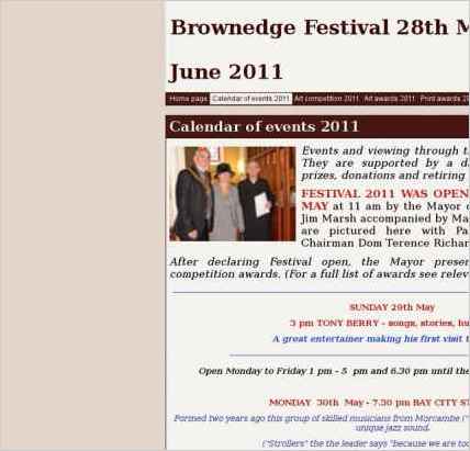 snapshot of another page on this website