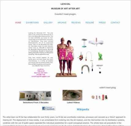snapshot of home page