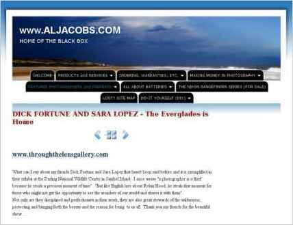 snapshot of another page on this website