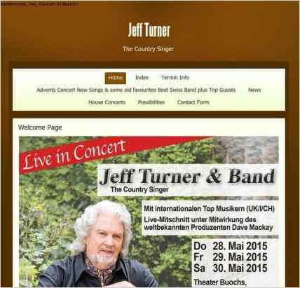 snapshot of home page
