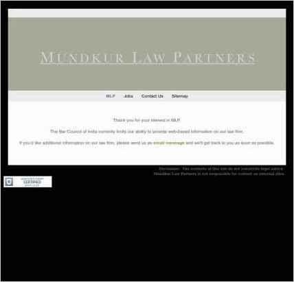 snapshot of home page