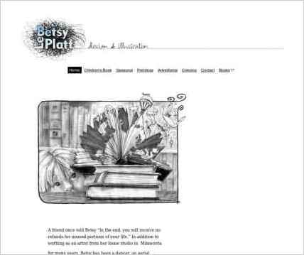 snapshot of home page