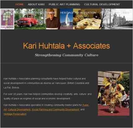 snapshot of home page