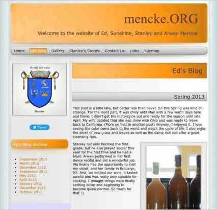 snapshot of another page on this website