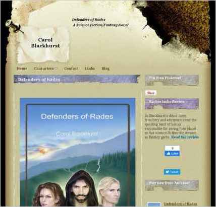 snapshot of home page