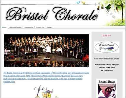 snapshot of home page