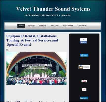 snapshot of home page