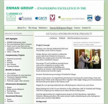 snapshot of another page on this website