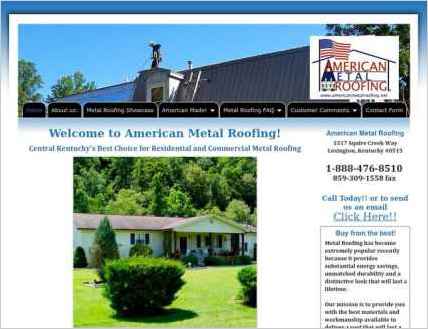 snapshot of home page