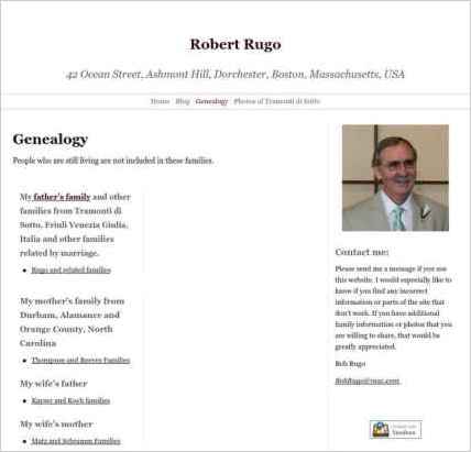 snapshot of another page on this website