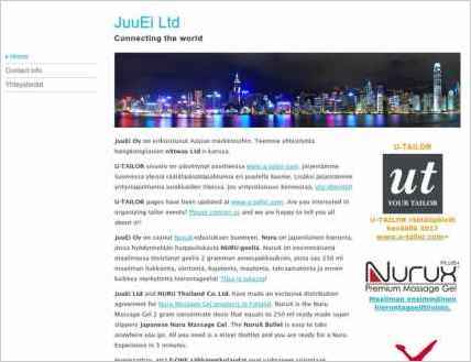 snapshot of home page