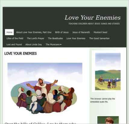 snapshot of home page