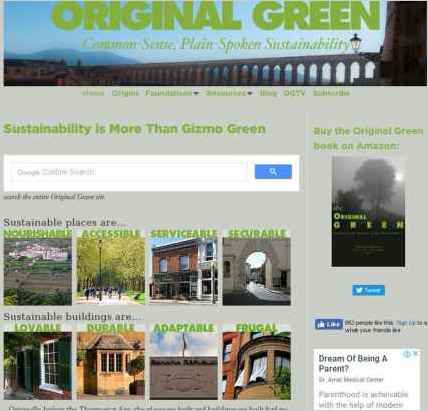 snapshot of home page