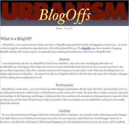 snapshot of home page