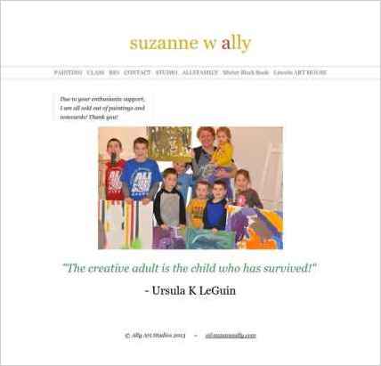 snapshot of home page