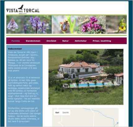snapshot of home page