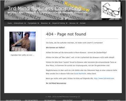 snapshot of home page