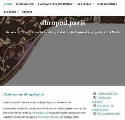 snapshot of home page