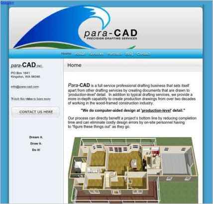 snapshot of home page