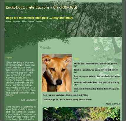 snapshot of another page on this website