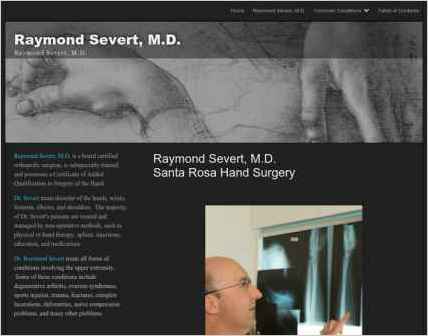 snapshot of home page