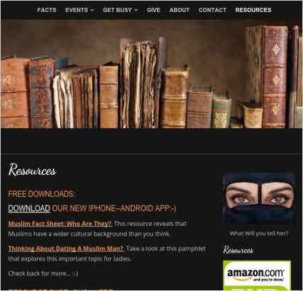 snapshot of another page on this website