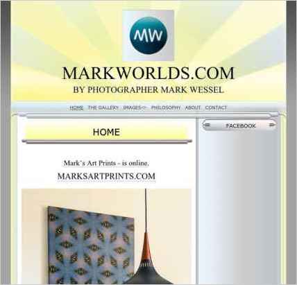 snapshot of home page