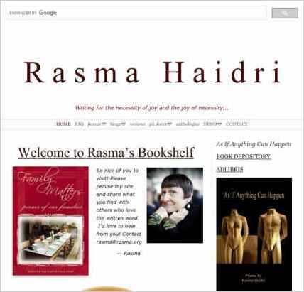 snapshot of home page