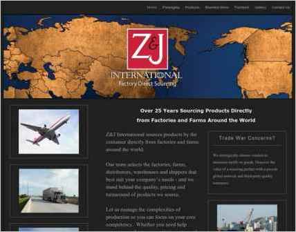 snapshot of home page
