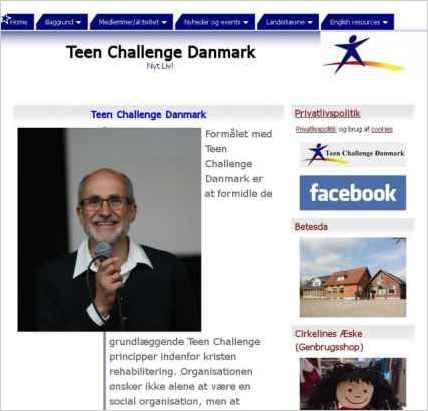 snapshot of home page