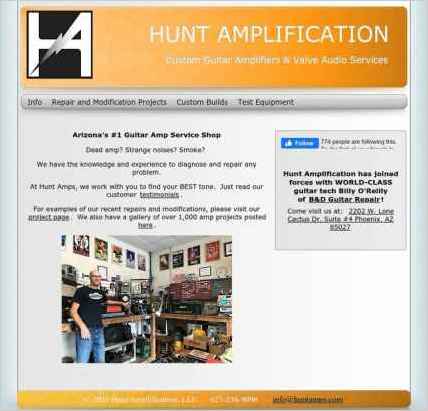 snapshot of home page