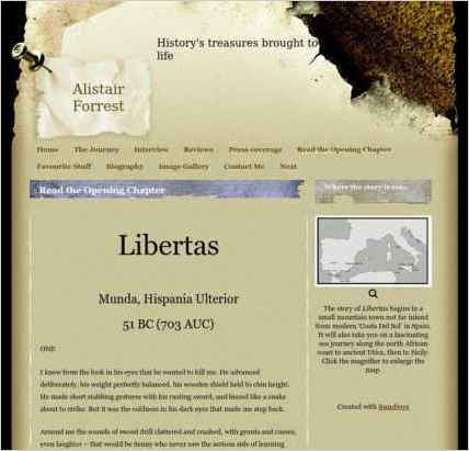 snapshot of another page on this website