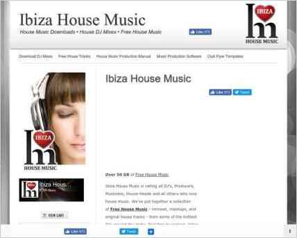 snapshot of home page