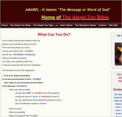 snapshot of another page on this website