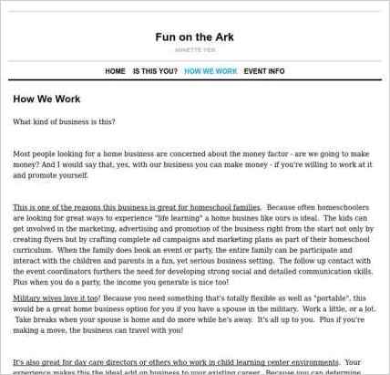 snapshot of another page on this website
