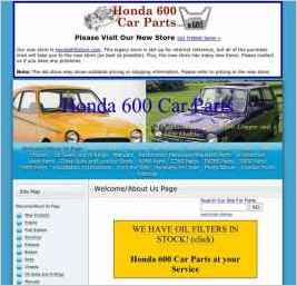 Honda 600 Car Parts