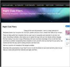 Night Club Fliers