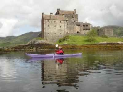 Kayaking at Eilean Donan Castle Kayaking at Eilean Donan Castle