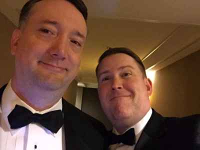 Mark Cornwell and me just before the 2014 AIA Presidential Inaug Mark Cornwell and me just before the 2014 AIA Presidential Inaug