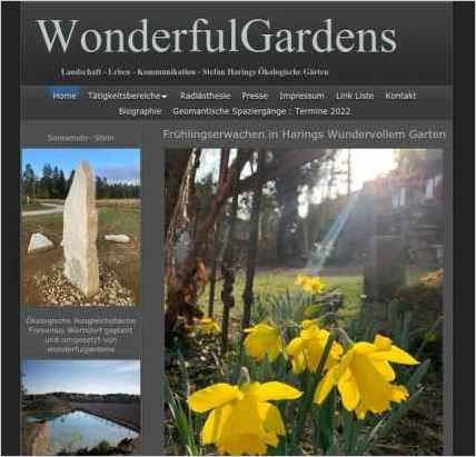 snapshot of home page