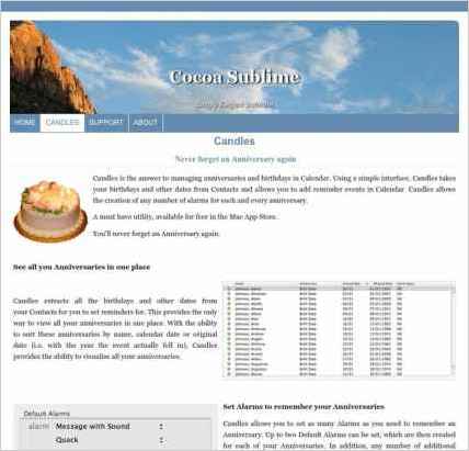 snapshot of another page on this website