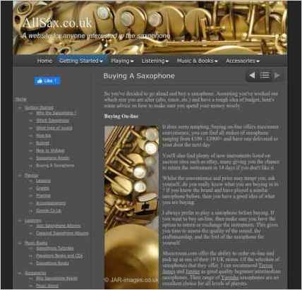 snapshot of another page on this website