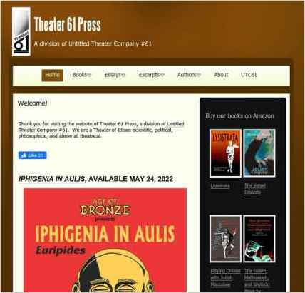 snapshot of home page