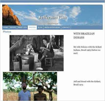 snapshot of another page on this website