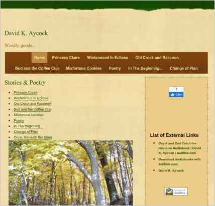 snapshot of home page