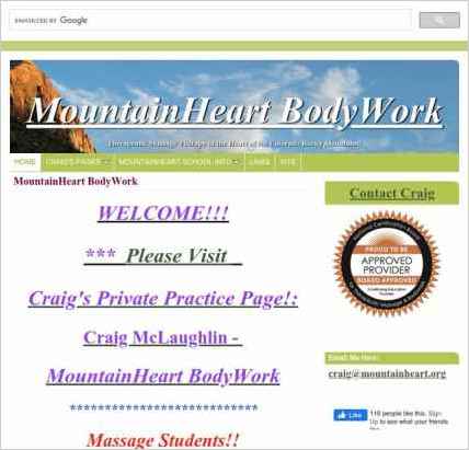 snapshot of home page