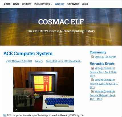 snapshot of another page on this website