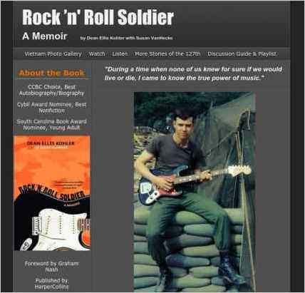 snapshot of home page