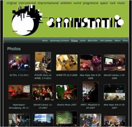 snapshot of another page on this website