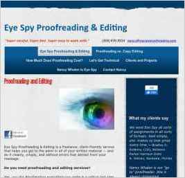 Eye Spy Proofreading & Editing